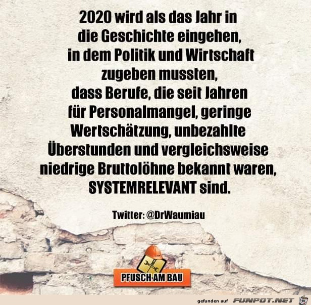 Systemrelevante Jobs