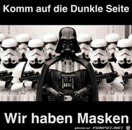 Wir haben Masken