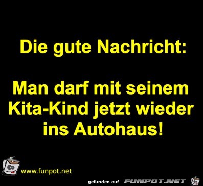 man darf wieder ins Autohaus