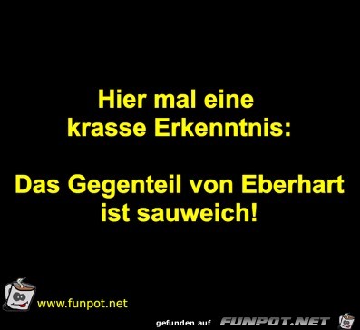 Das Gegenteil von Eberhart