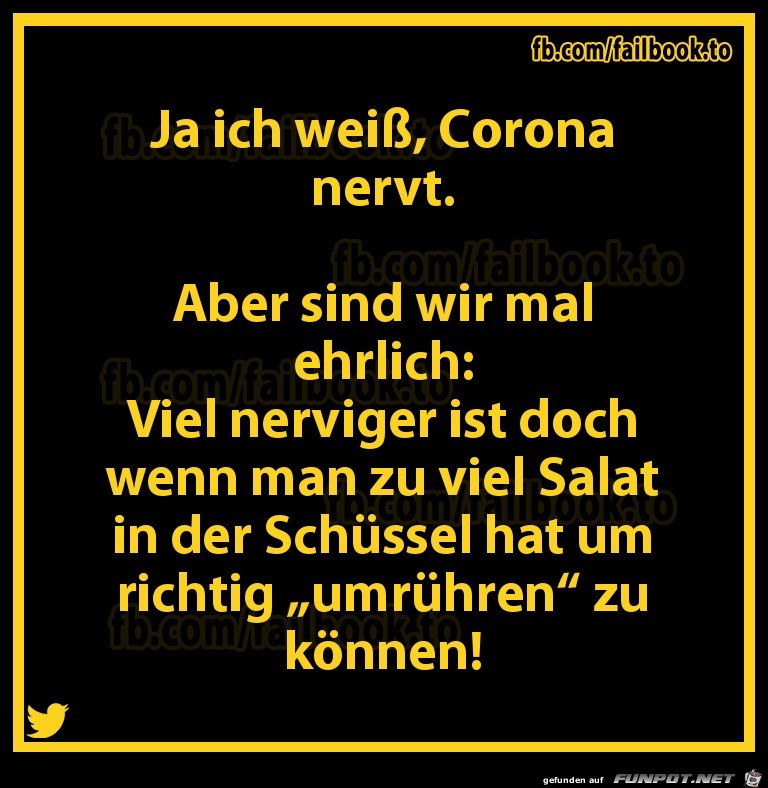 Corona nervt