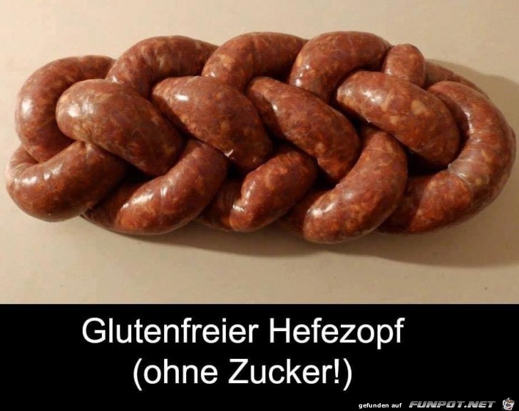 Glutenfreier Hefezopf