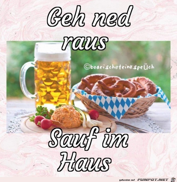 rausgehen