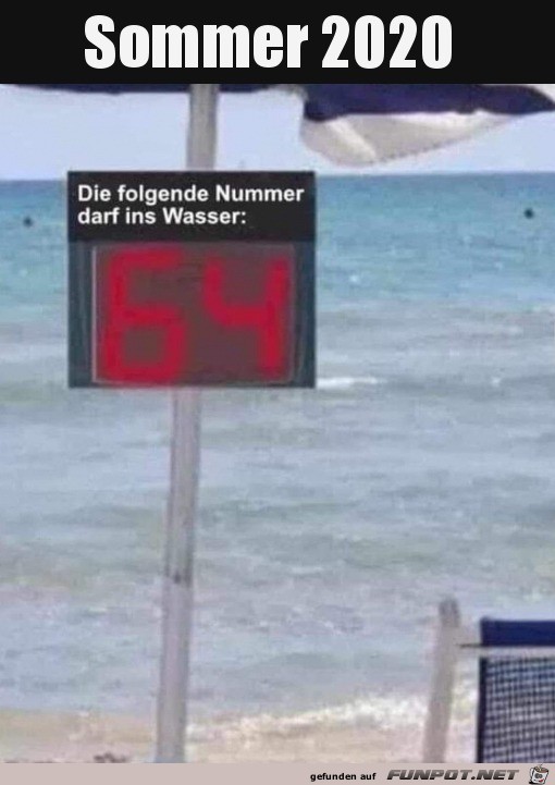 So sieht das Baden im Sommer 2020 aus