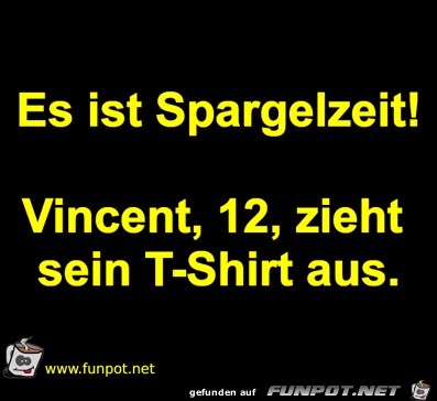 Es ist Spargelzeit