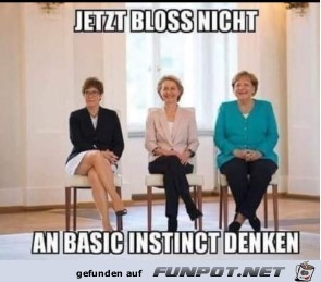 Jetzt bloss nicht an Basic Instinct denken