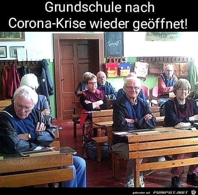 Grundschule hat wieder geffnet