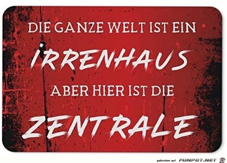 Die ganze Welt ist ein Irrenhaus