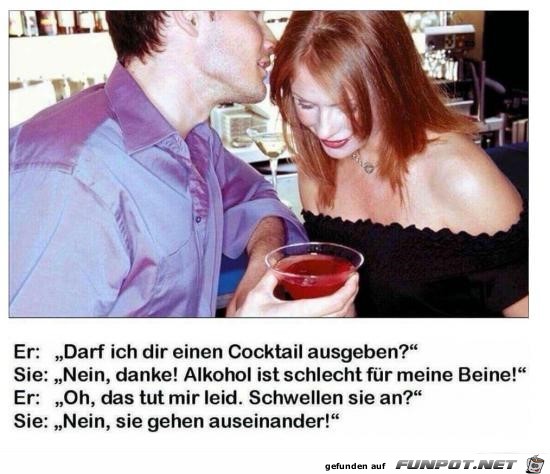 Cocktail ausgeben