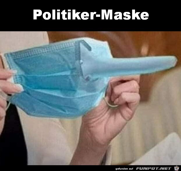 die Politiker-Maske