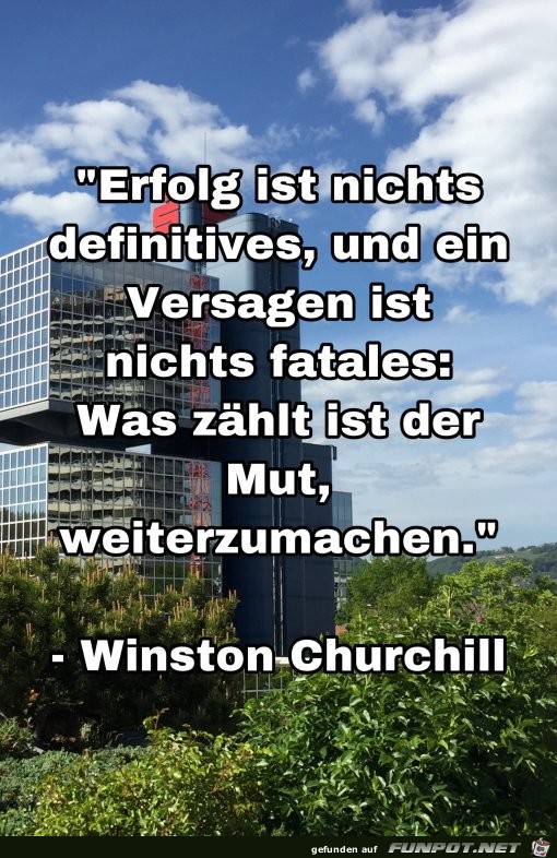 erfolg ist nichts definitives