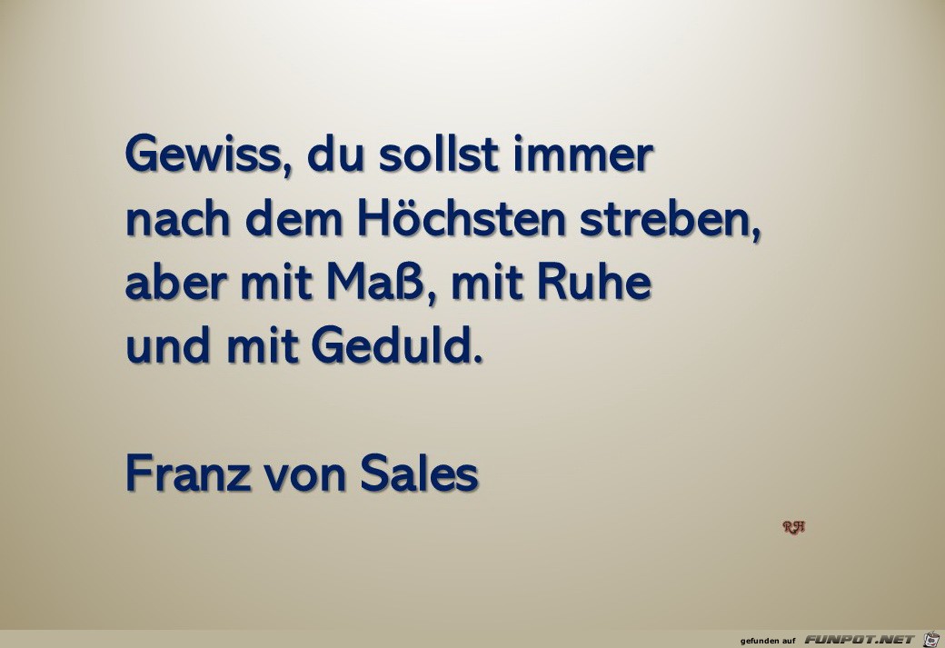 gewiss du sollst immer