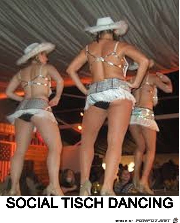 Social Tisch dancing