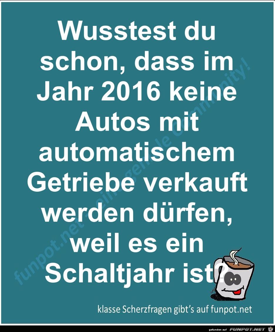 Scherzfrage Scherzfrage