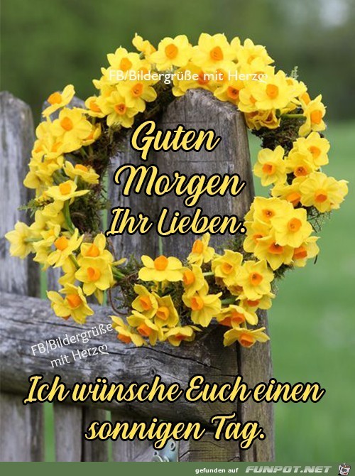 ich wnsche euch einen sonnigen Tag