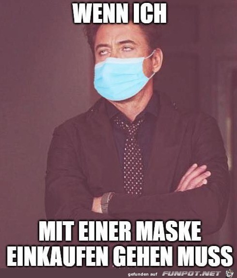 Einkaufen mit der Maske