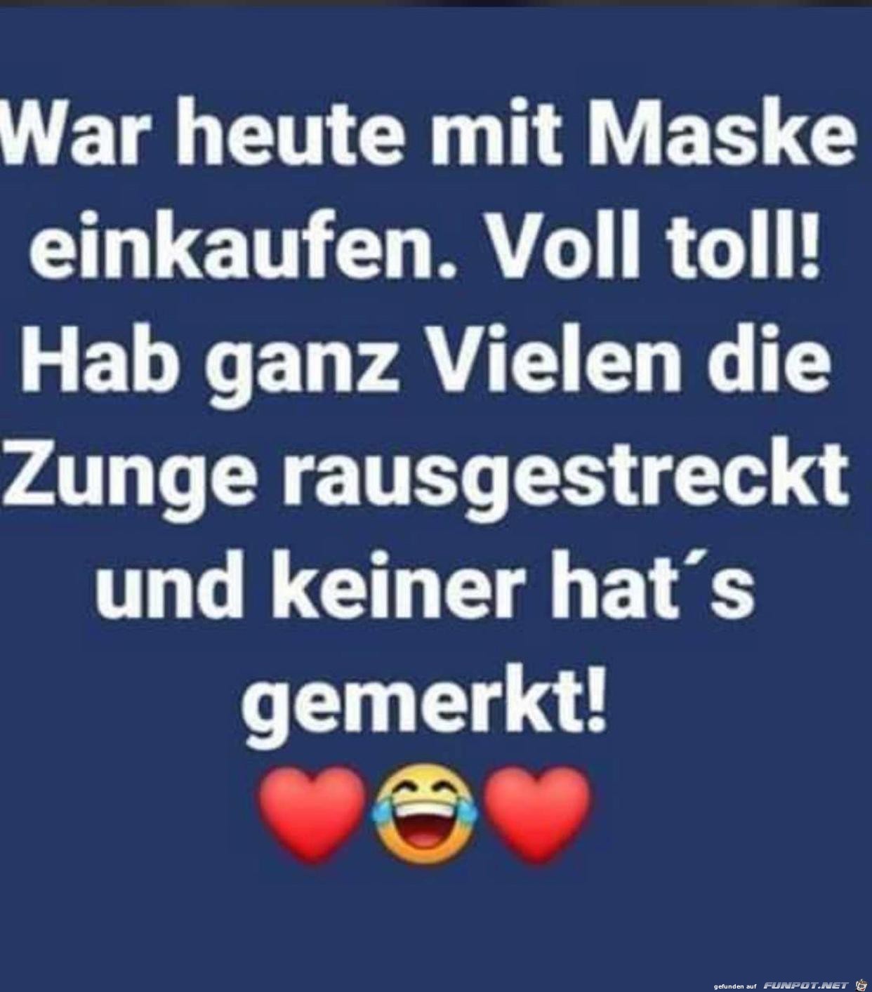 Zunge rausstrecken