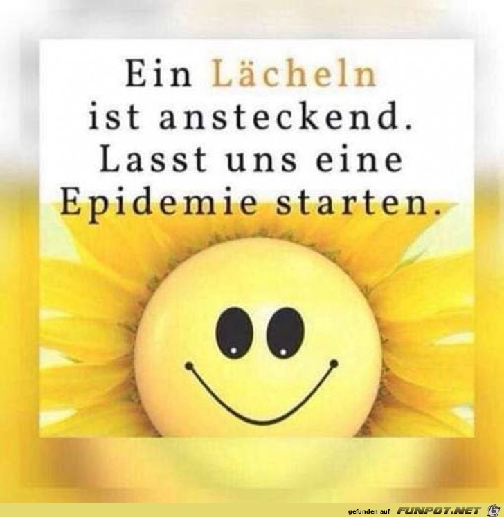 Ein Lcheln ist ansteckend