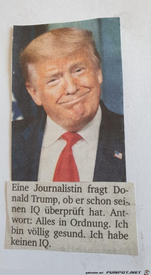 Donald Trump ist gesund