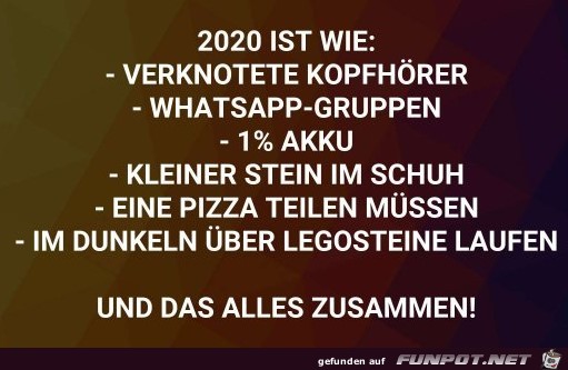 2020 ist wie