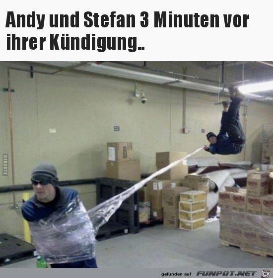 Kurz vor der Kndigung