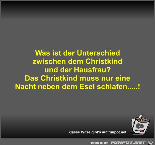 Was ist der Unterschied zwischen dem Christkind und der...