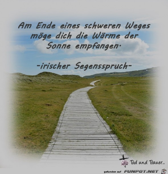 am Ende eines schweren Weges