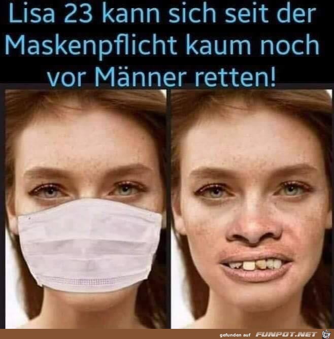 ohne Maske