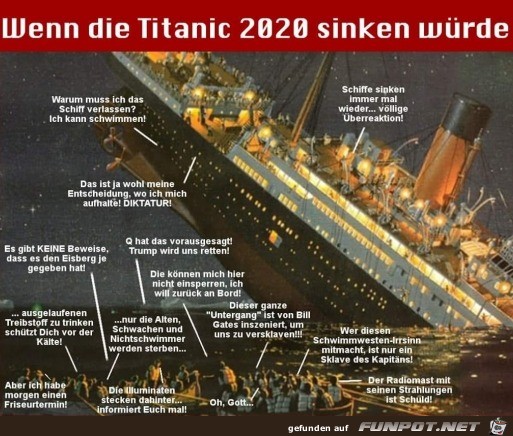 Wenn die Titanic heute sinken wrde