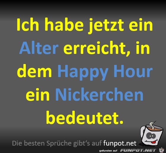 Happy Hour ist ein Nickerchen