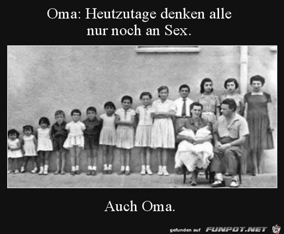 auch die Oma