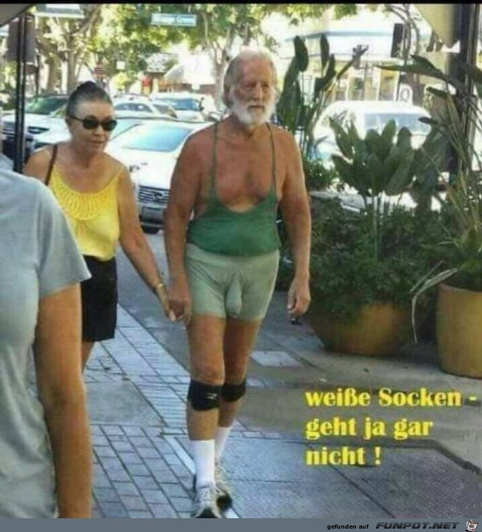 weie Socken-geht ja gar nicht