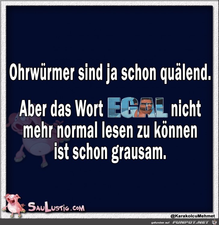 Das Wort egal