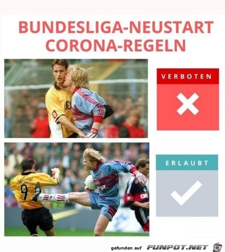 Corona-Regeln bei der Bundesliga