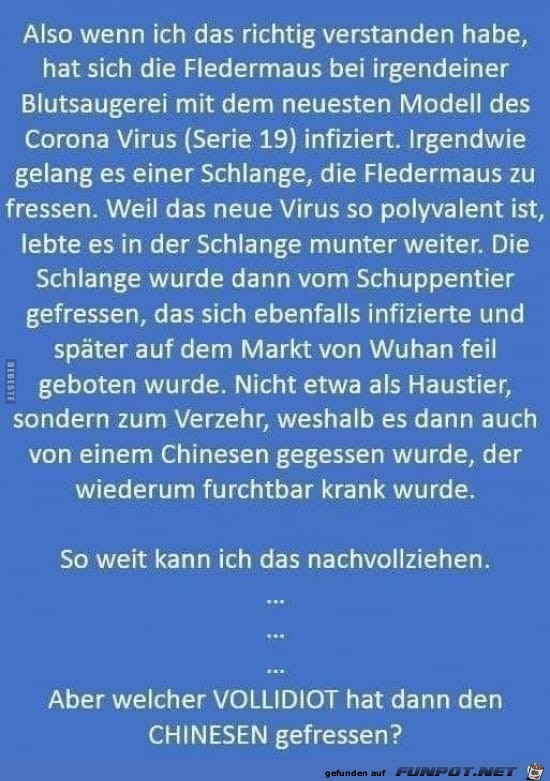 Herkunft des Virus