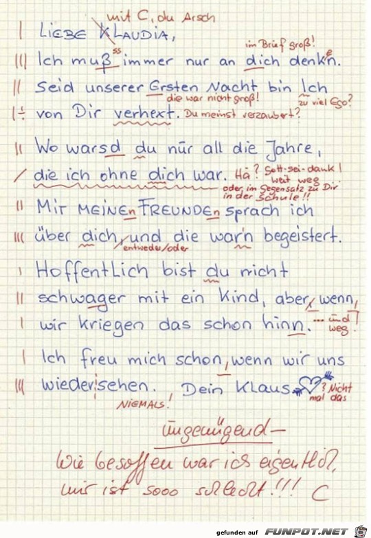 der Liebesbrief