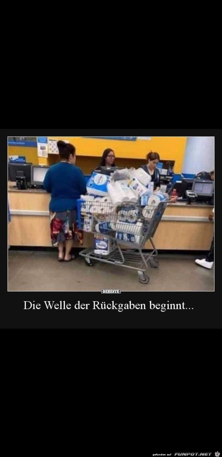 Die Welle der Rckgaben beginnt...