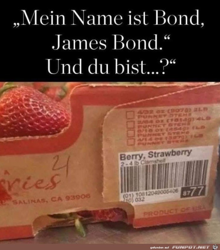 Mein Name ist Bond