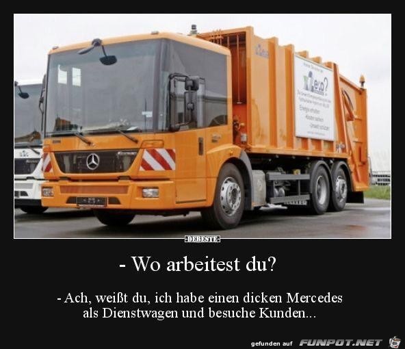 Wo arbeitest du?