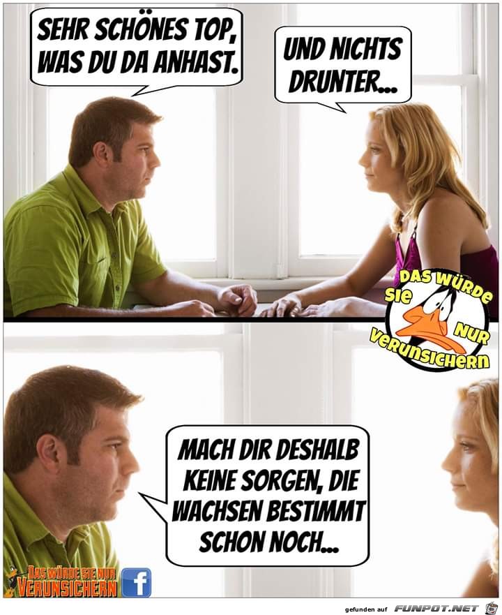 nichts drunter