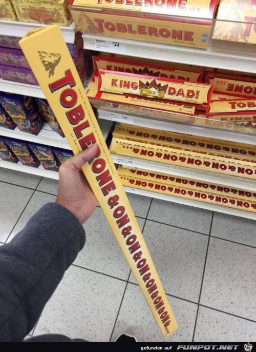 Ziemlich lange Toblerone