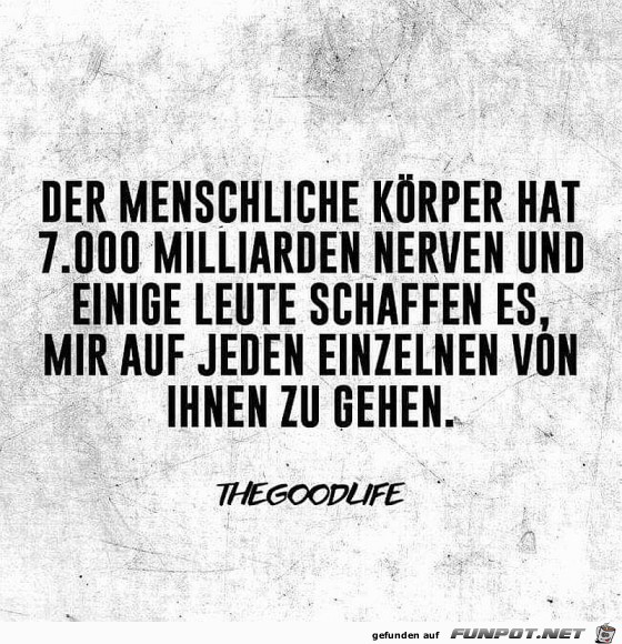 Alles eine reine Nervensache Alles eine reine Nervensache