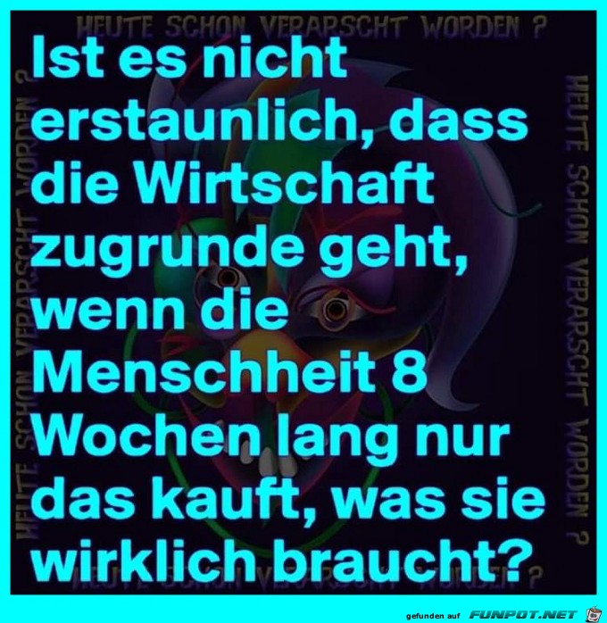 Der Wirtschaft geht es schlecht