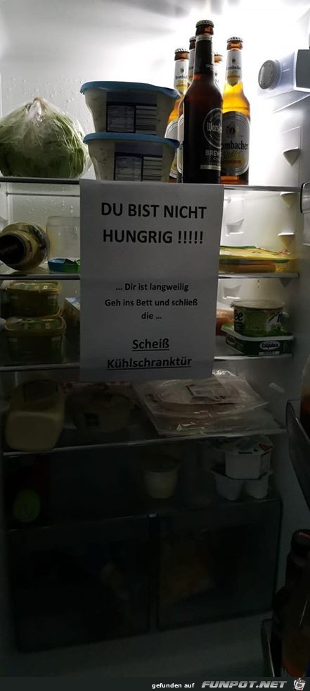 Wenn der Hunger nachts kommt