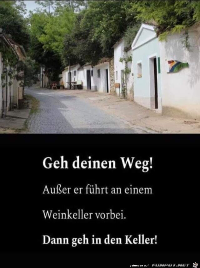 Geh deinen Weg!