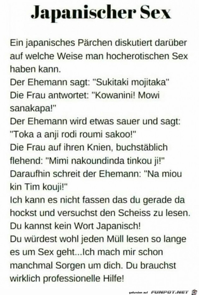 Japanischer Sex