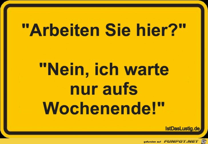 Arbeiten sie hier ?