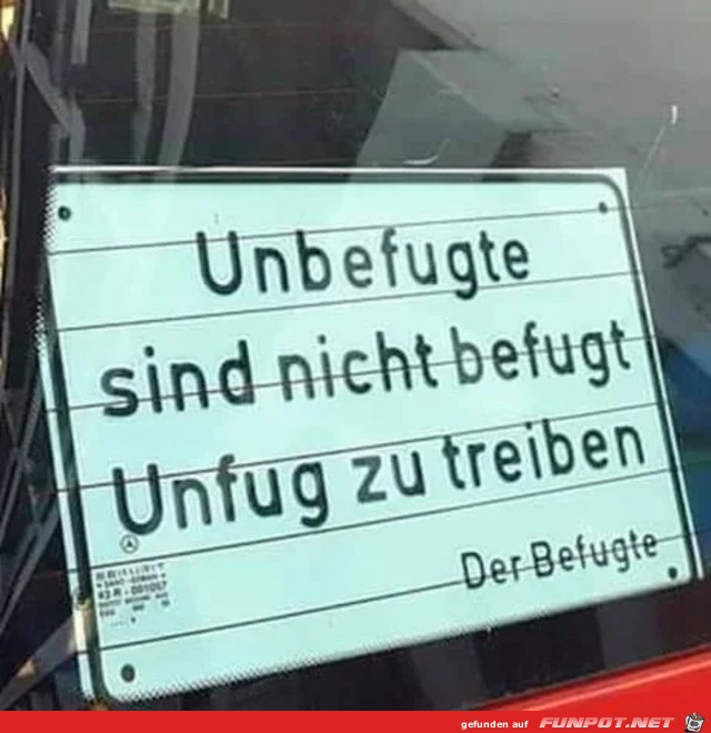 Unbefugte