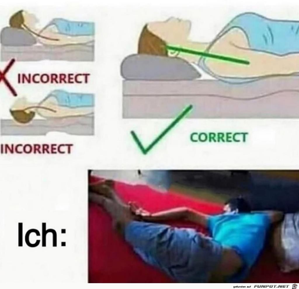 Schlafposition