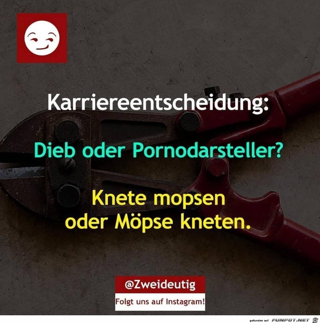 Karriereentscheidung